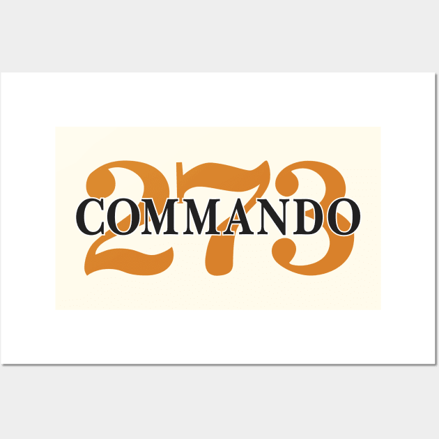 273 Commando - Text Wall Art by jepegdesign